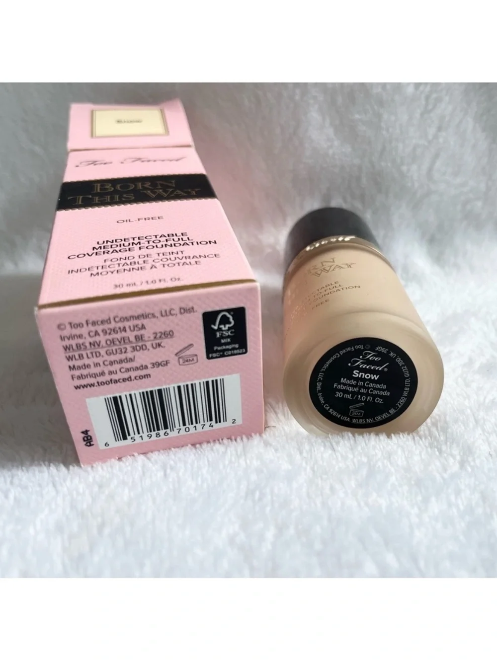 Too Faced Born This Way Oil Free Foundation 1 oz / 30 ml #SNOW